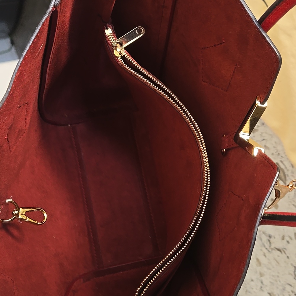 Louis Vuitton Kimono Red and Brown Monogram  Bag with Dust Bag - Picture 10 of 17